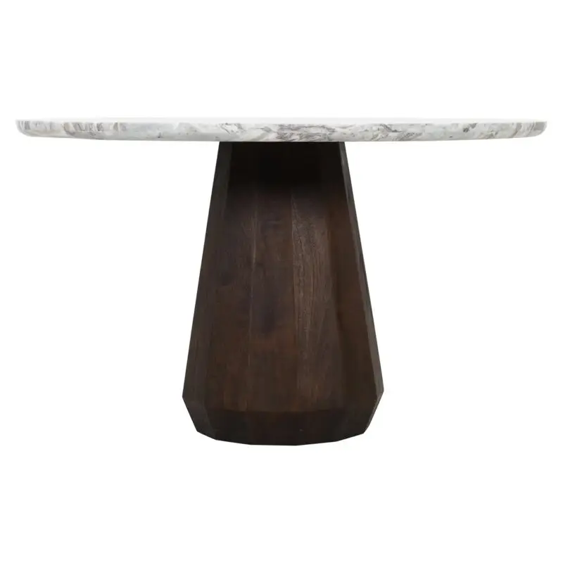 - Eettafel Oberoy 130Ø (Brown)