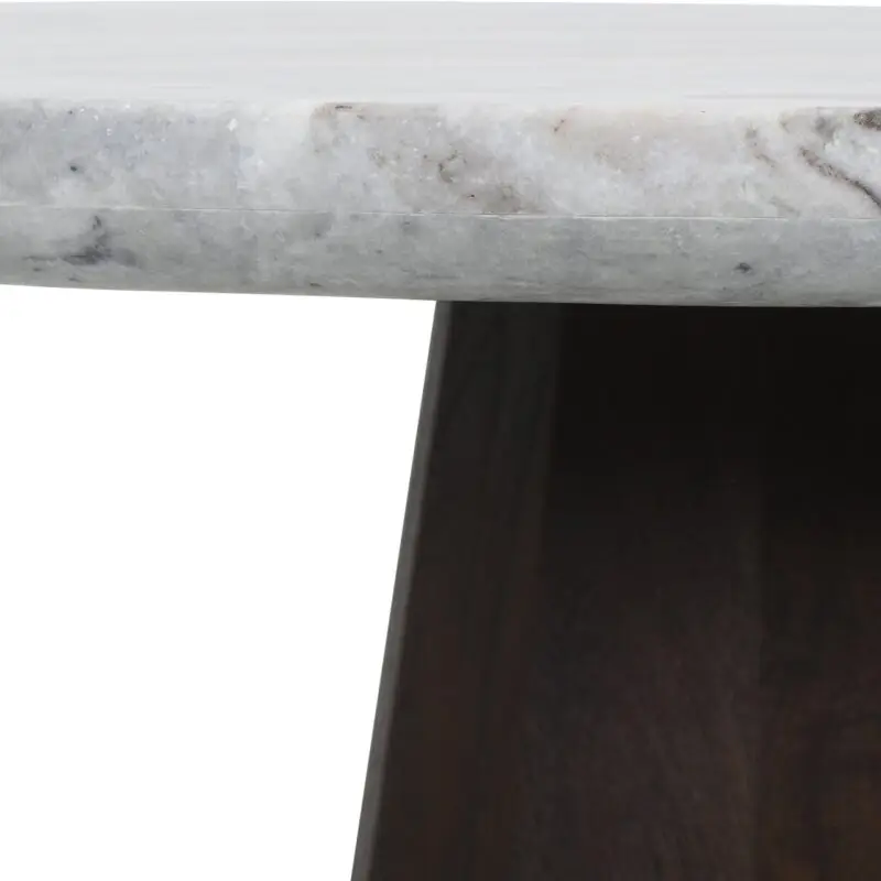 - Eettafel Oberoy 130Ø (Brown)