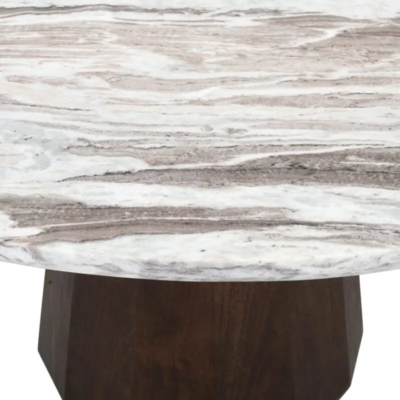 - Eettafel Oberoy 130Ø (Brown)
