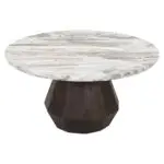 - Salontafel Oberoy 80Ø (Brown)