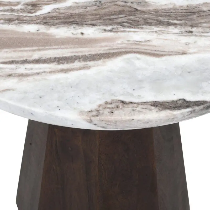 - Bijzettafel Oberoy 45Ø (Brown)
