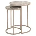 - Bijzettafel Fairfax set van 2 (Stone)
