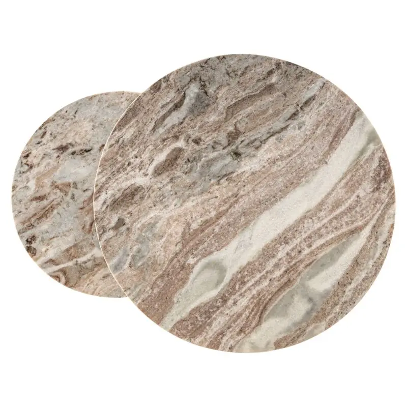 - Bijzettafel Fairfax set van 2 (Stone)