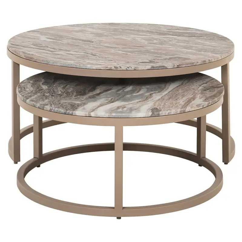 - Salontafel Fairfax set van 2 (Stone)