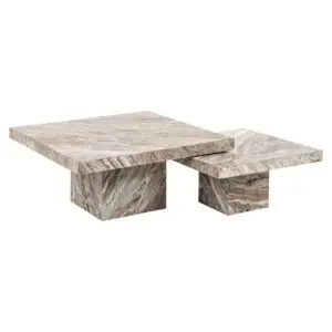 - Salontafel Rashford set van 2 (Stone)