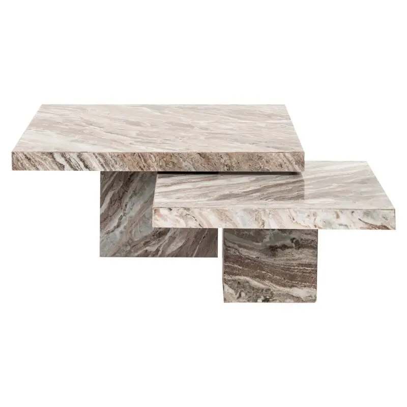 - Salontafel Rashford set van 2 (Stone)