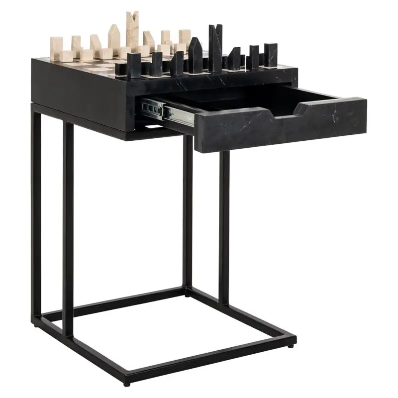 - Schaaktafel Davos 1-lade (Black)