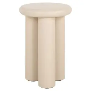 - Bijzettafel Elbaz 35Ø (Beige)