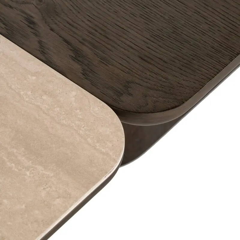 - Salontafel Nando set van 2 (Brown)