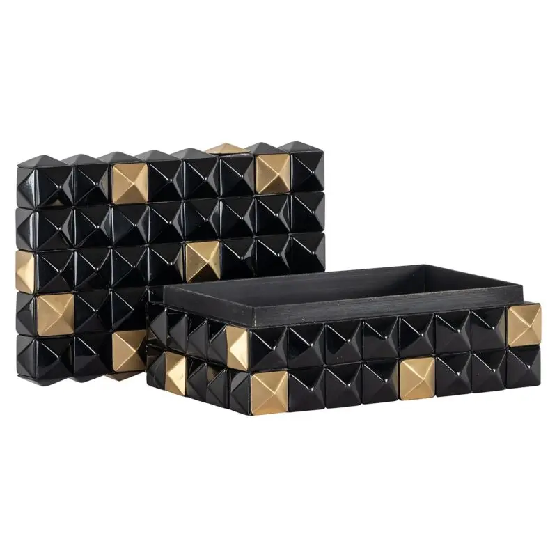 - Opbergbox Velicia (Black/gold)