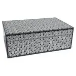 - Opbergbox Feliz klein (Black/white)