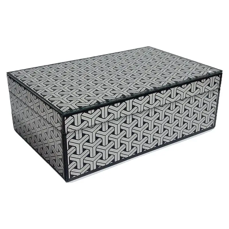 - Opbergbox Feliz groot (Black/white)