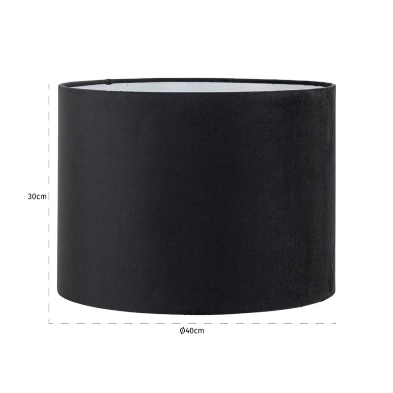 - Lampenkap Jaylinn 40Ø zwart (Black)