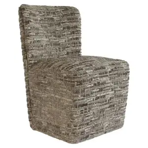 - Stoel Lorain met wieltjes greige dalia (Dalia 45 Greige)