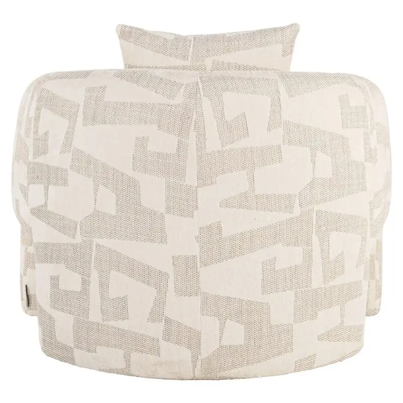 - Lounge fauteuil Tuscany beige graffic (Beige graffic)