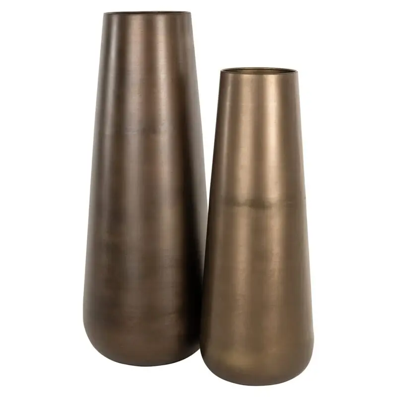 - Vaas Kenza klein (Brass antique)