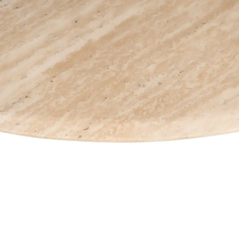 - Eettafel Montgommery 130Ø (Beige)