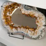 Uniek Kristal met spiegel