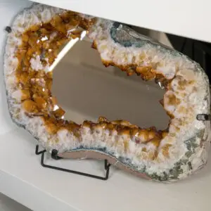 Uniek Kristal met spiegel