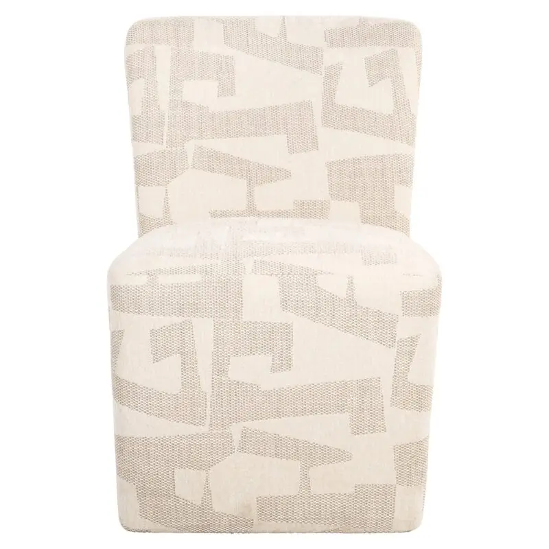 - Stoel Lorain met wieltjes beige graffic (Beige graffic)