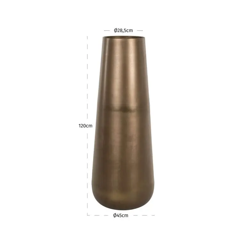 - Vaas Kenza klein (Brass antique)