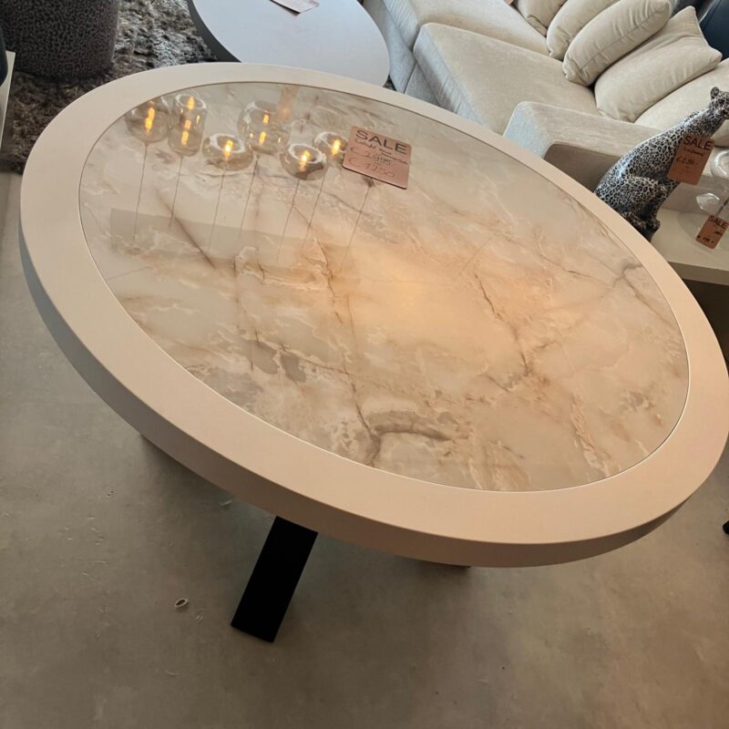 Eettafel Marmerlook outlet793 - Afbeelding 2
