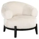 - Fauteuil Montana white chenille (Bergen 900 white chenille)