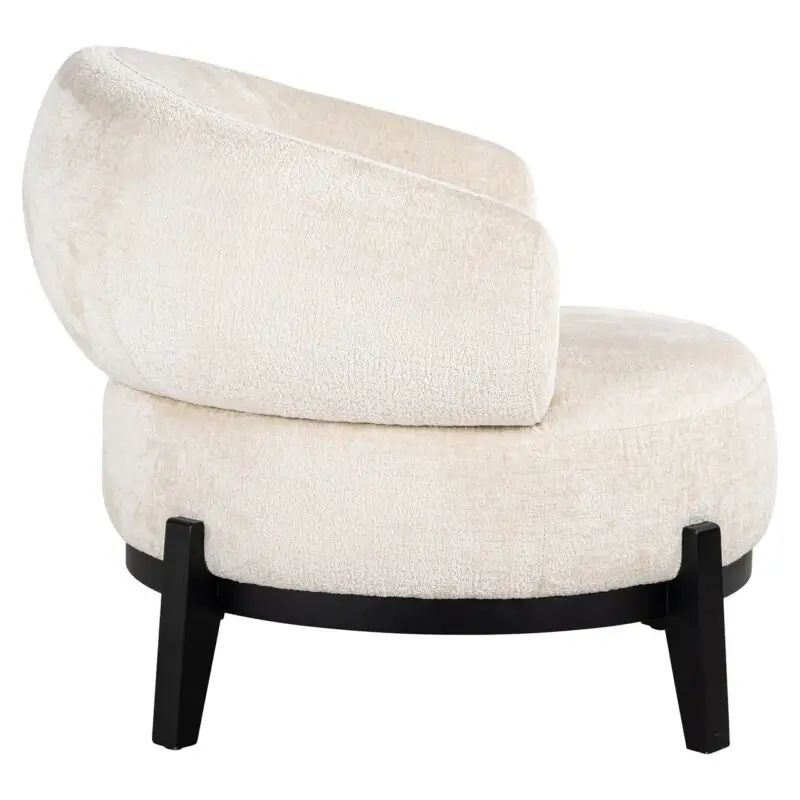 - Fauteuil Montana white chenille (Bergen 900 white chenille)