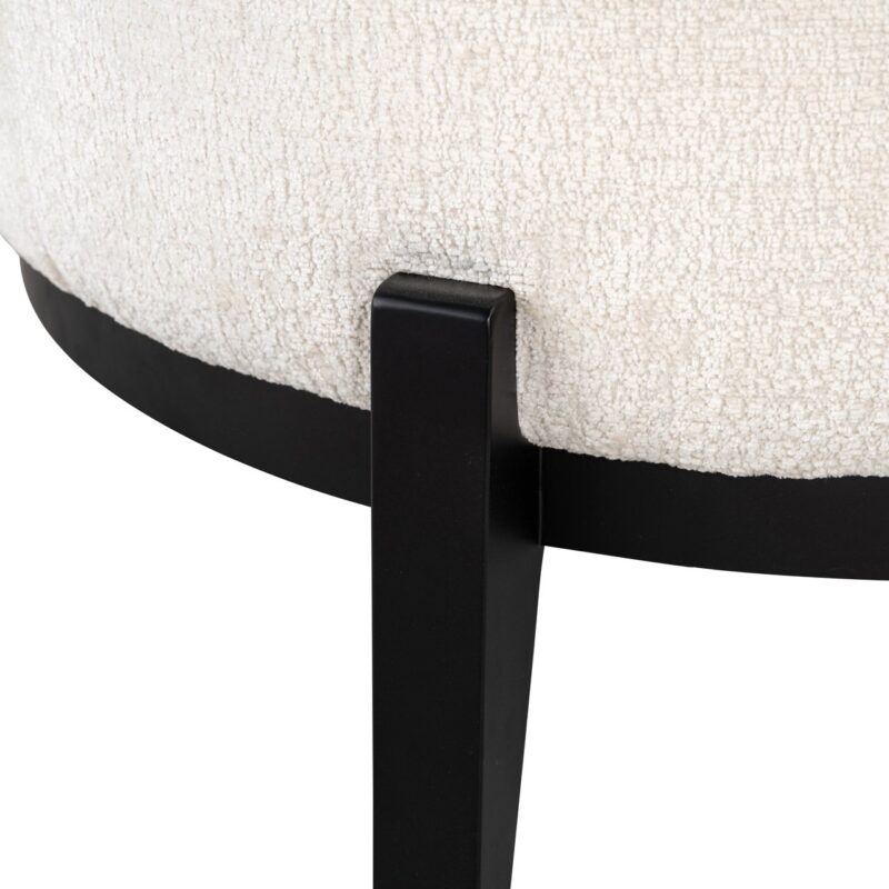 - Fauteuil Montana white chenille (Bergen 900 white chenille)