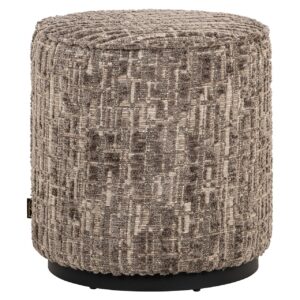 - Poef Lexie 45Ø grey dalia (Dalia 45 Greige)