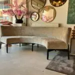 Eetbank voor ronde eettafel outlet804