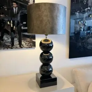 Bollamp 3 bollen zwart outlet815