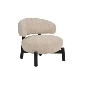 - Lounge stoel Ornella beige angora