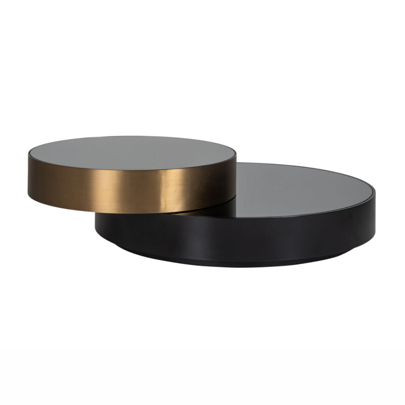 - Salontafel Slice black/gold