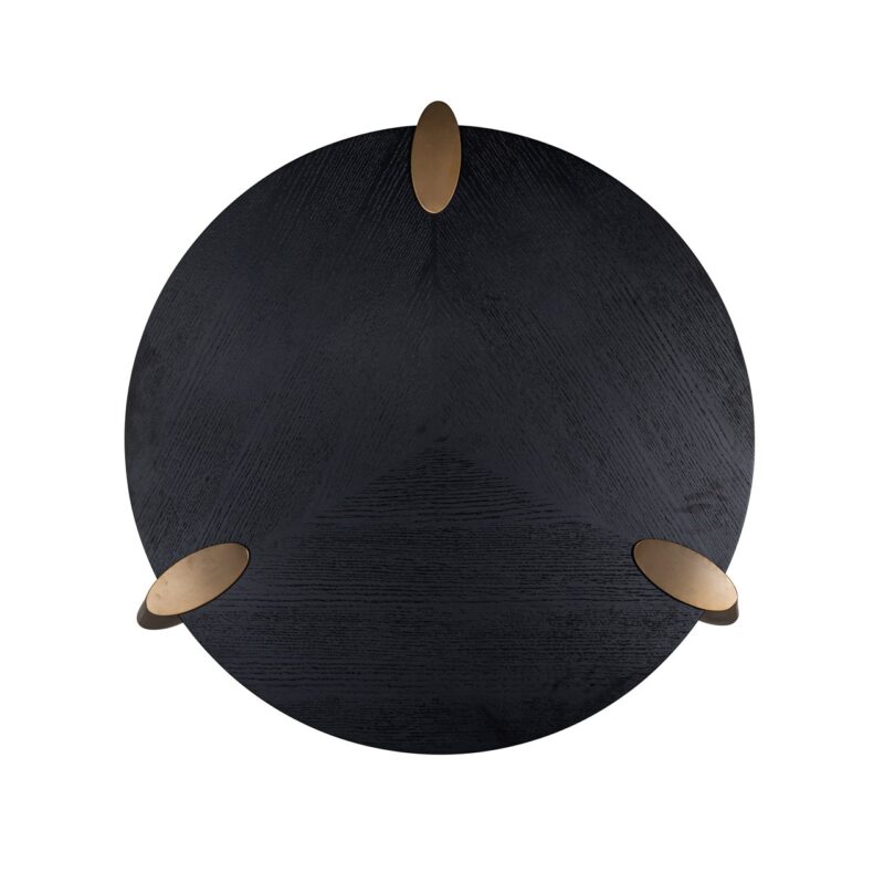 - Salontafel Brody charcoal 100Ø