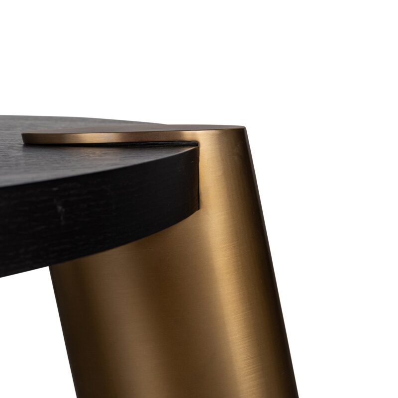 - Salontafel Brody charcoal 100Ø