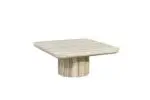- Bijzettafel Denizly grey faux travertine
