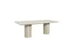 - Eettafel Nebula grey 225 faux travertine