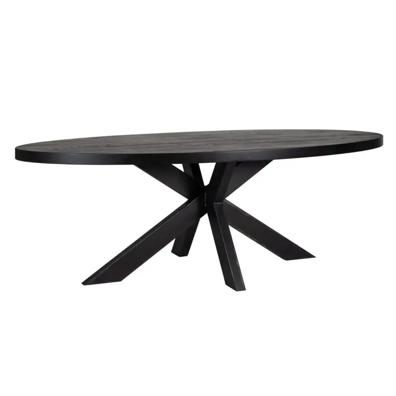 - Eettafel Spider black base