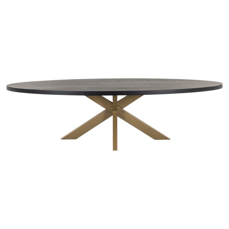 - Eettafel Watson black/gold 235