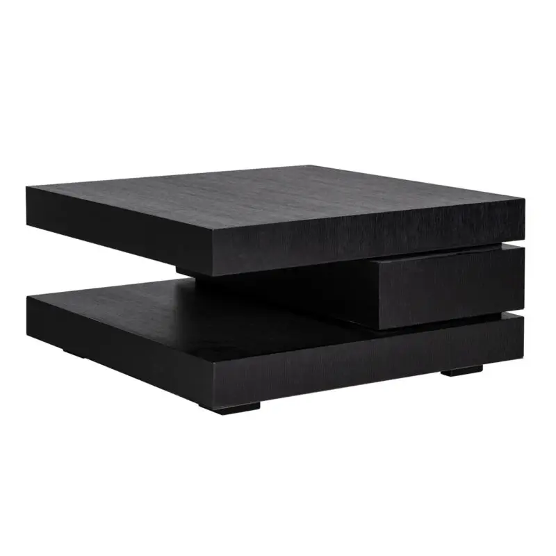 - Salontafel Oakura black 90x90