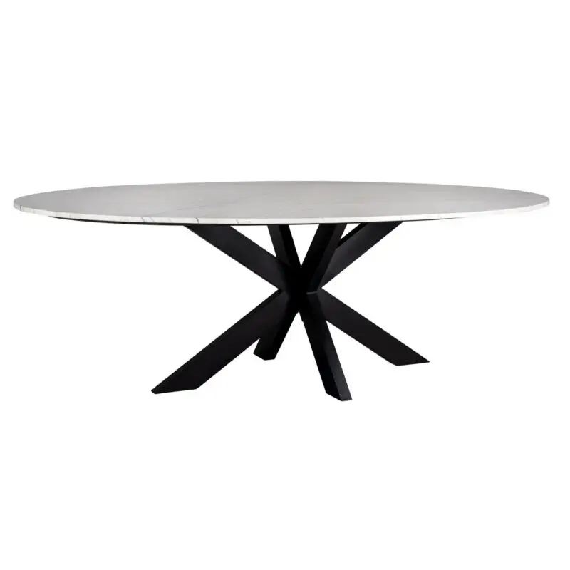 - Eettafel Lexington white oval 230