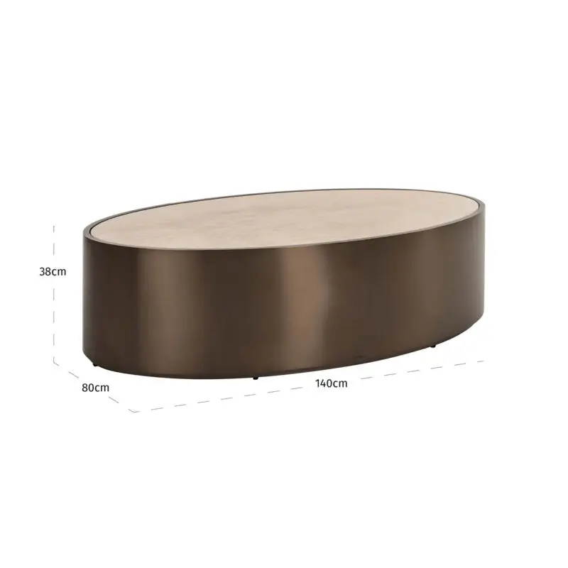 - Salontafel Bonanza bronze