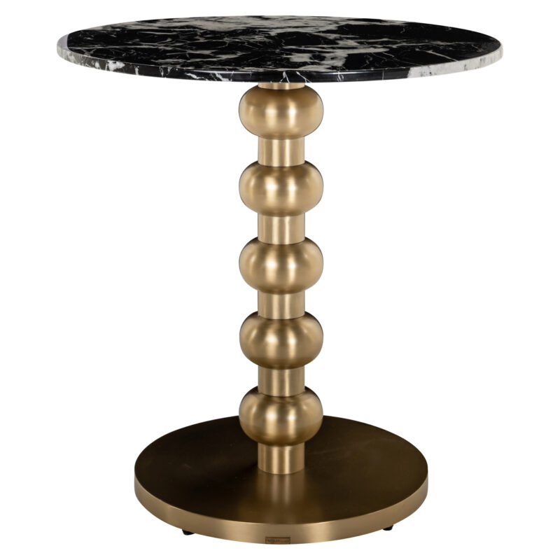 - Bistrotafel Witlox black/gold 75Ø