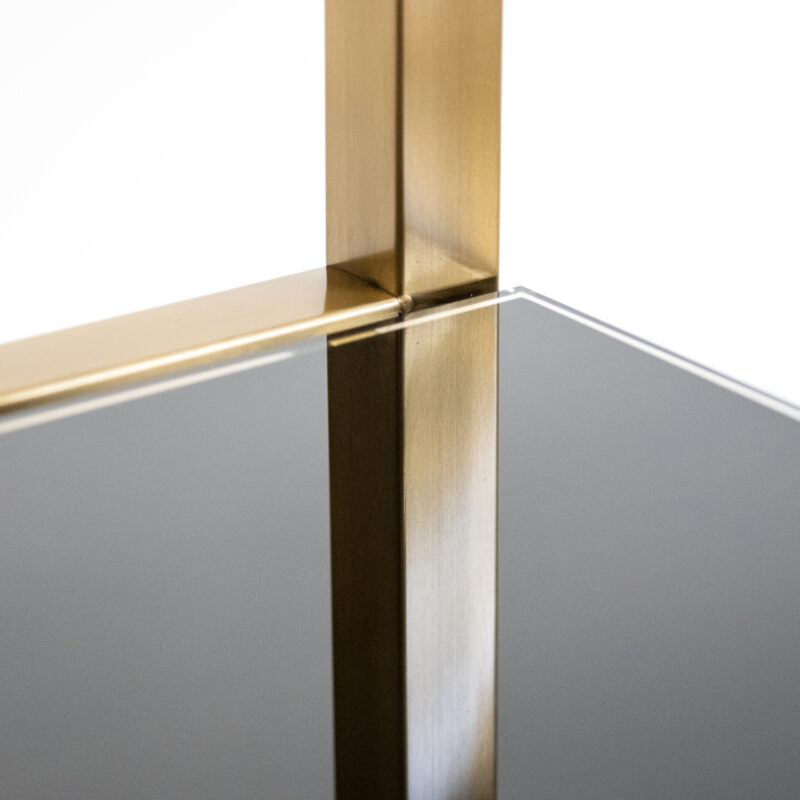 - Wandkast Magnus brushed gold