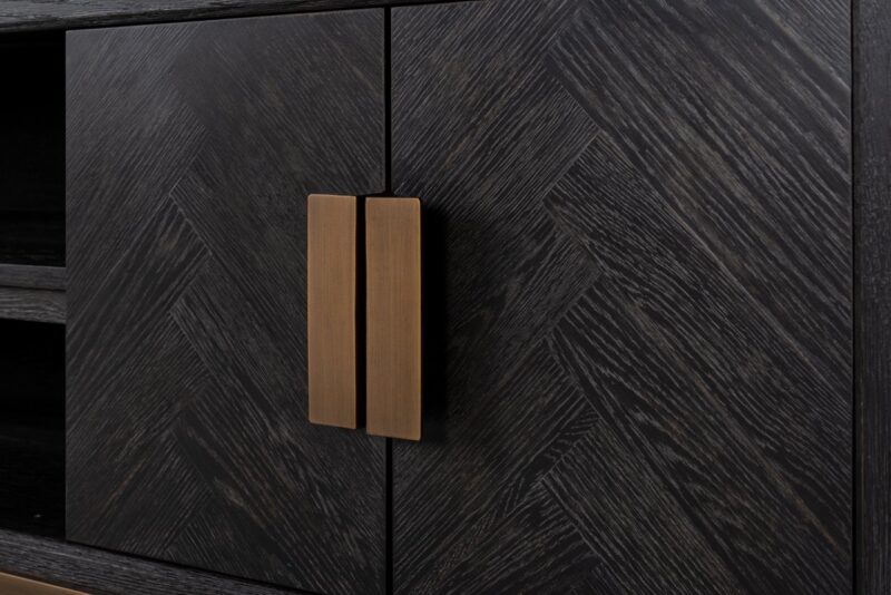 - TV-meubel Blackbone Brass black rustic 200