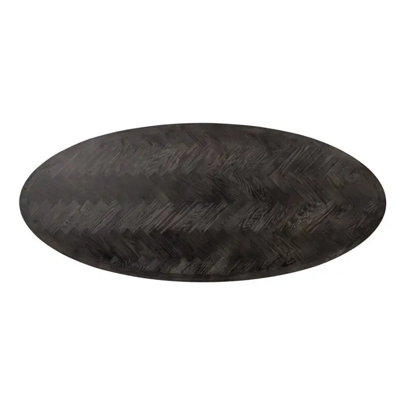 - Eettafel Blackbone Brass black rustic oval 230