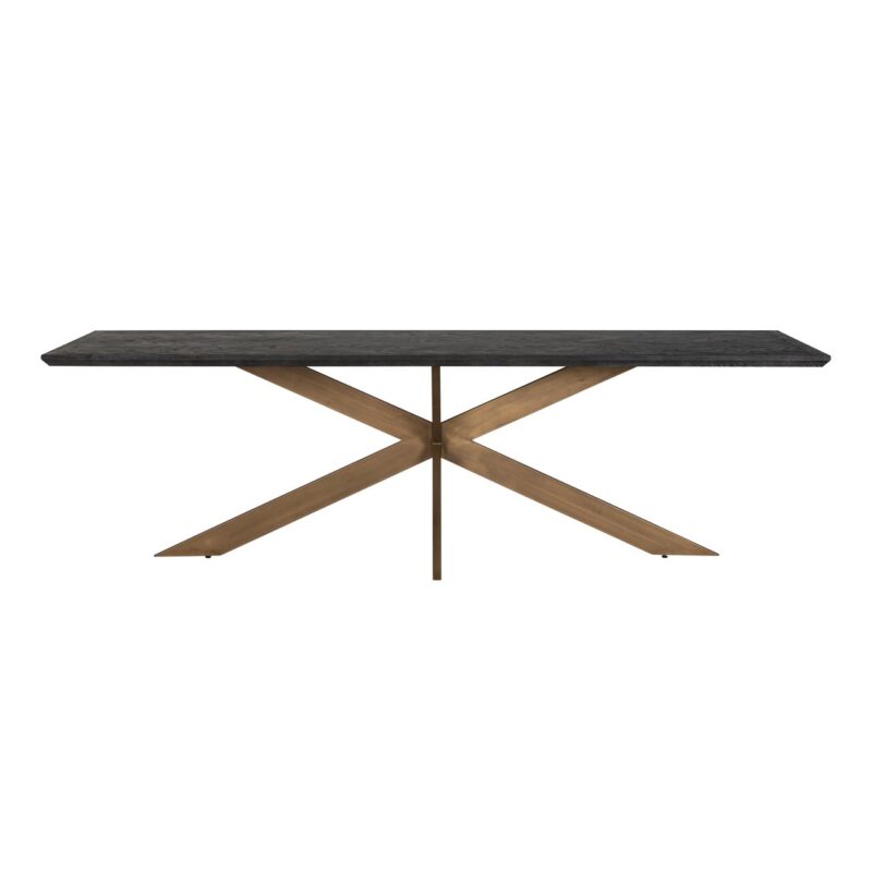 - Eettafel Blackbone Brass black rustic 260