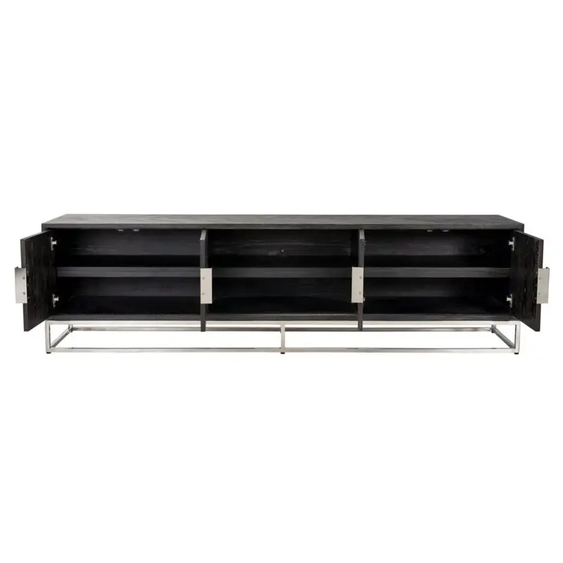 - TV-meubel Blackbone Silver black rustic 220