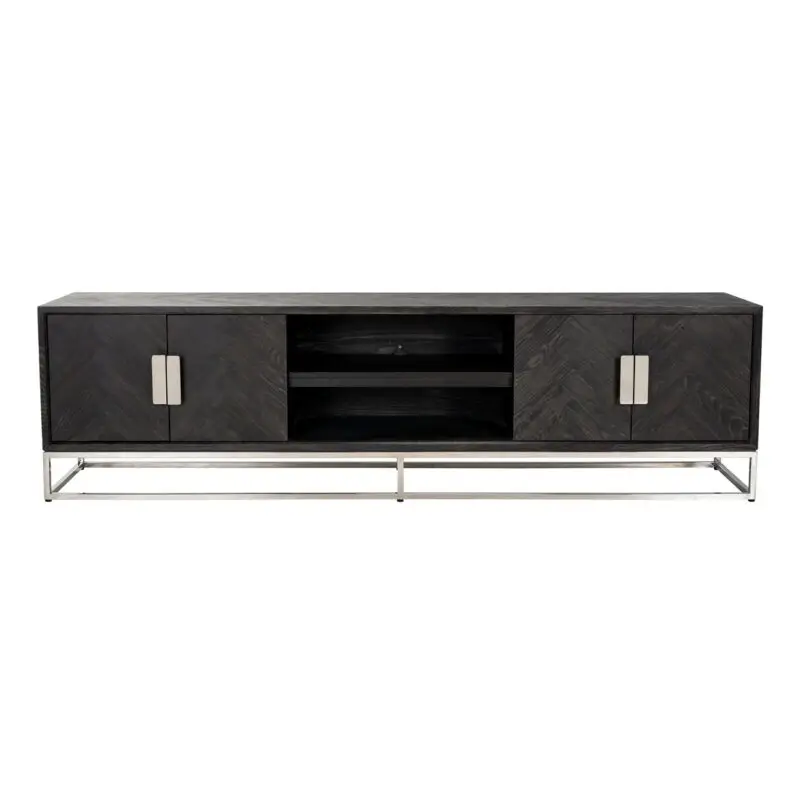 - TV-meubel Blackbone Silver black rustic 220